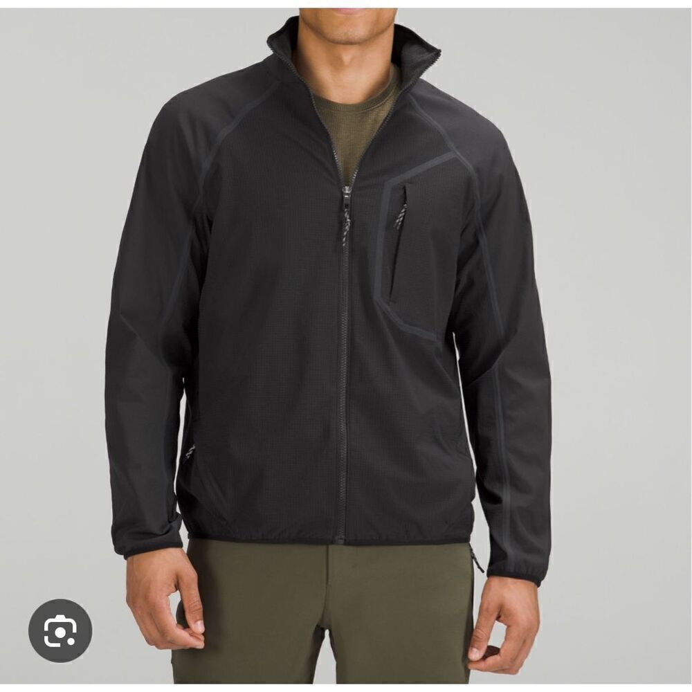 Lululemon Fleece Hiking Zip Up sz LARGE